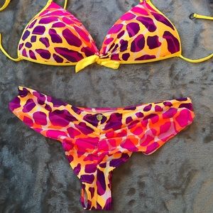 Gorgeous and colorful women’s two piece bikini